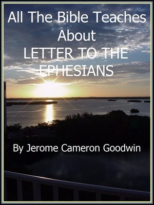 cover image of EPHESIANS, LETTER TO THE